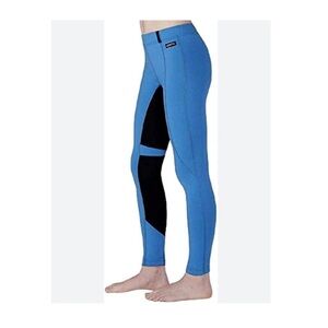 Kerrits Blue and Black Equestrian Tights full seat  pants size Small